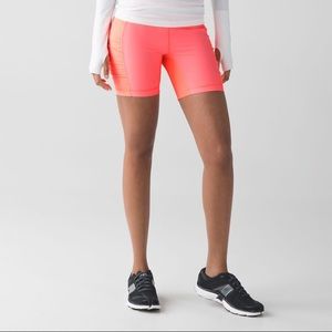 Lululemon speed track shorts